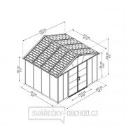 Palram Yukon 11 x 9 antracit heavy duty prostorný domek s možností dalšího rozšíření (základní modul) náhled