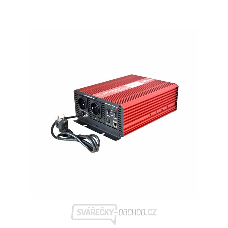 Měnič napětí CARSPA CPS1000 12V/230V 1000W čistá sinusovka+ UPS+ nabíječka