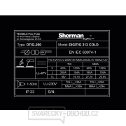 Invertorová svářečka SHERMAN DIGITIG 212 COLD Invertorová svářečka SHERMAN DIGITIG 212 COLD náhled