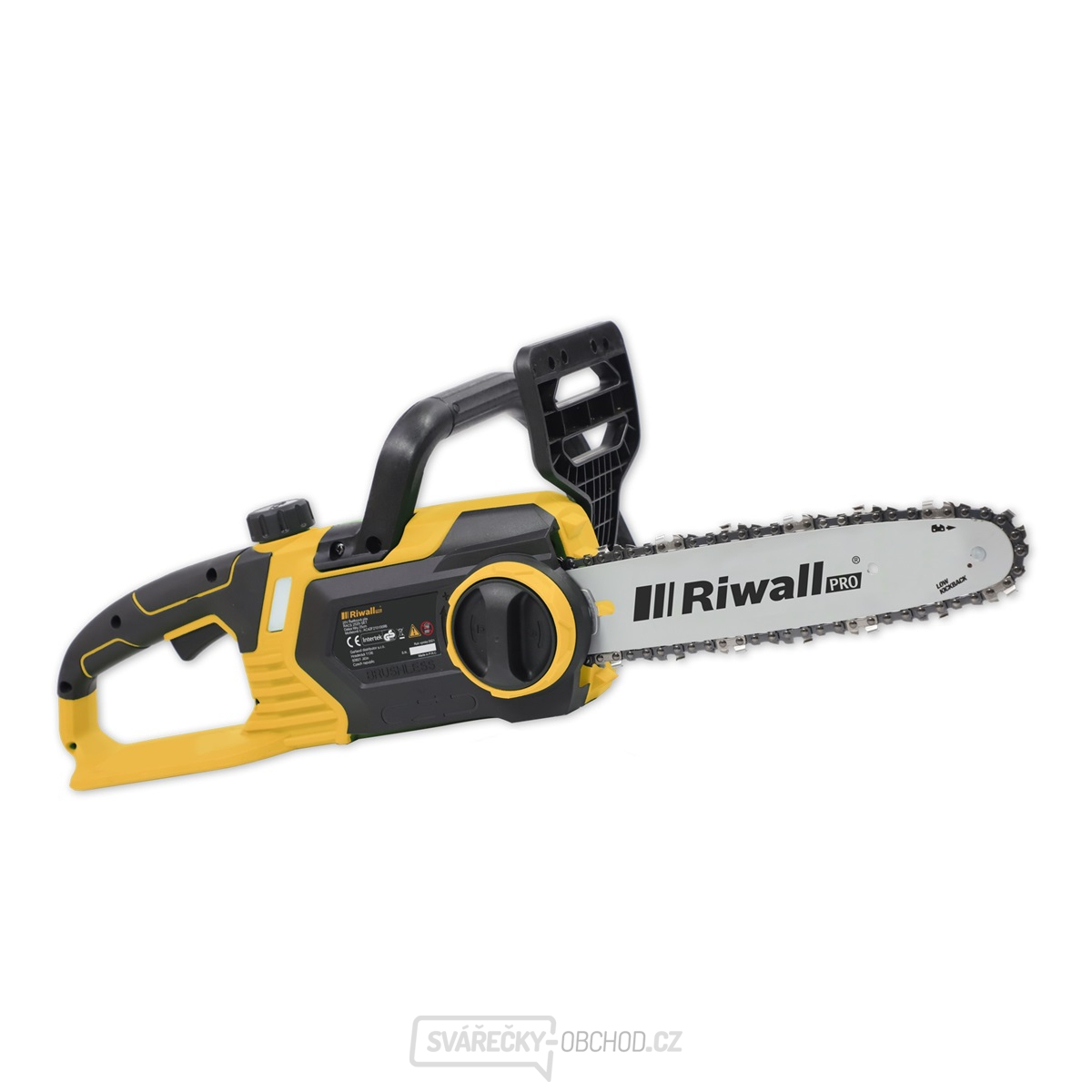 Riwall PRO RACS 2520i aku řetězová pila 20 V s bezuhlíkovým motorem (bez baterie a nabíječky)