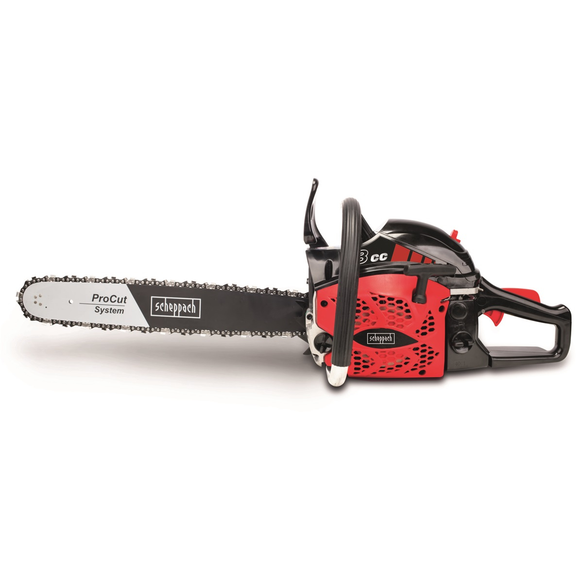 Scheppach BKS 5300 S řetězová pila s benzinovým motorem 53 cm3 + sluchátka + ochranné brýle Náhled