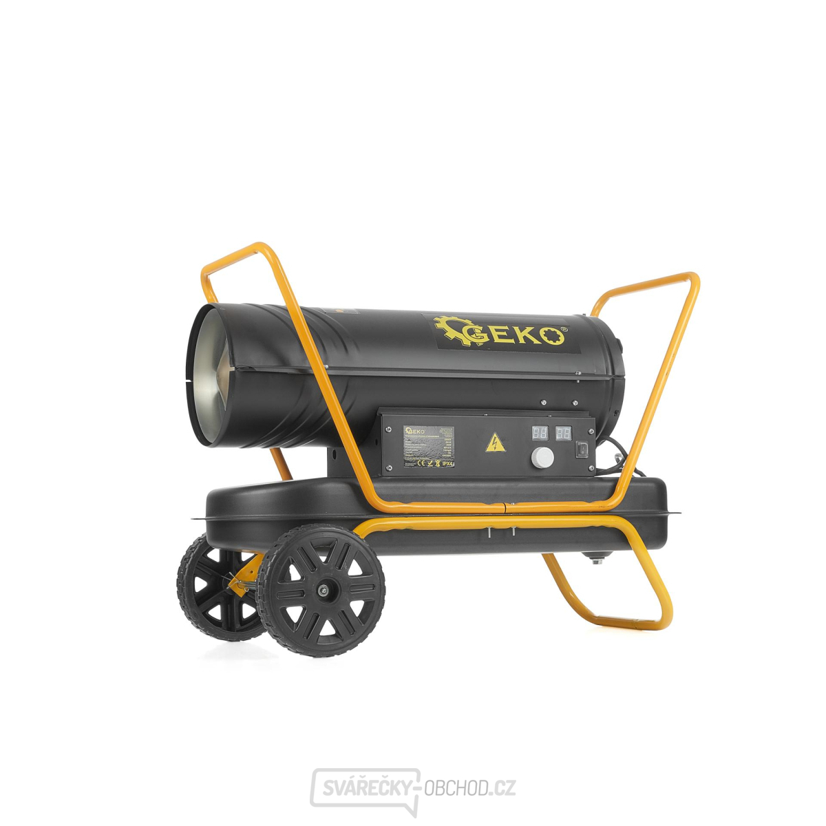 Horkovzdušná naftová turbína s termostatem, 25kW GEKO