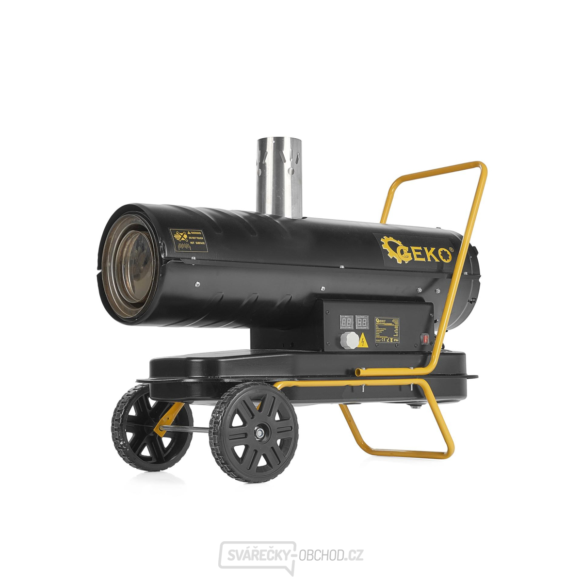 Horkovzdušná naftová turbína s odvodem spalin, 25kW GEKO