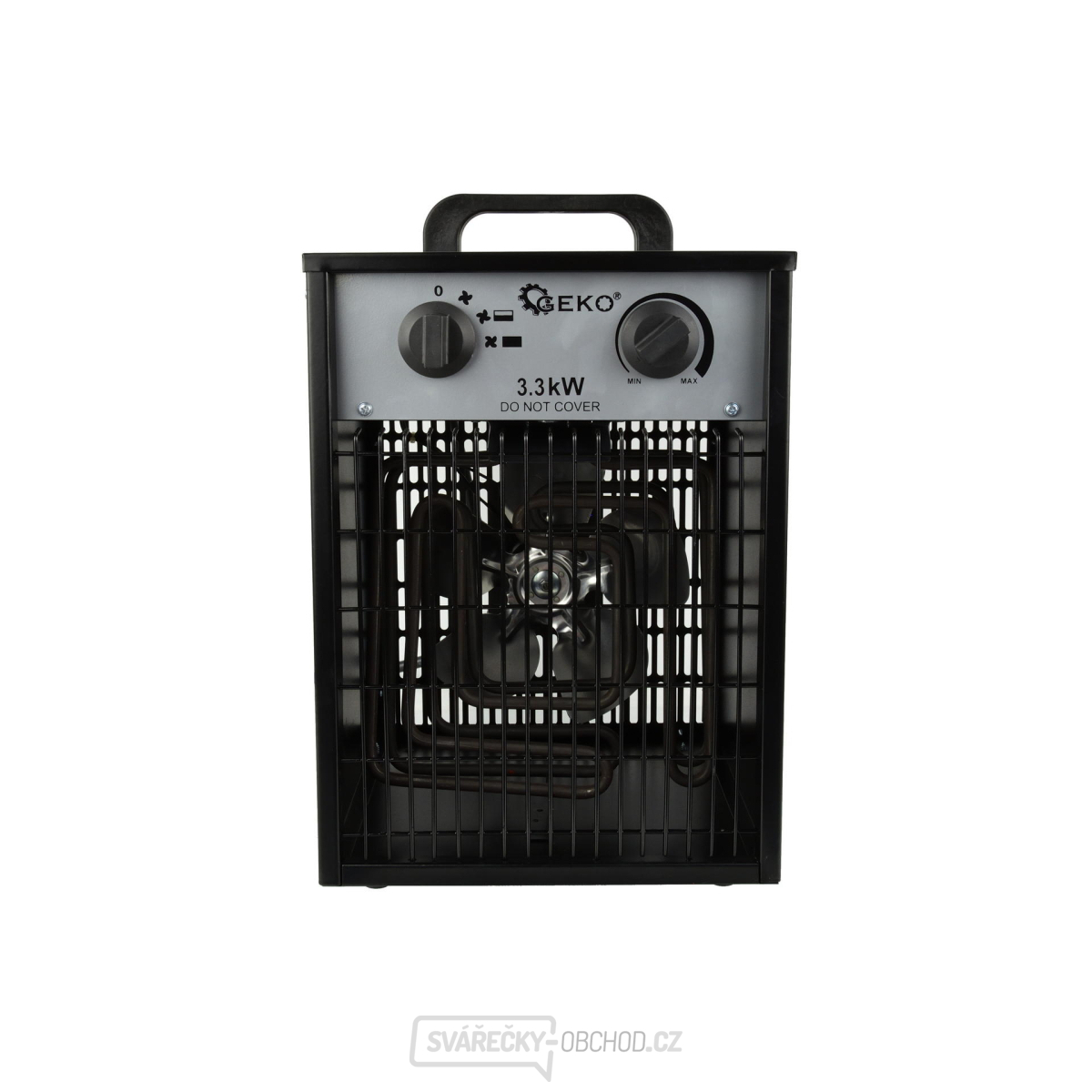 Elektrický ohřívač vzduchu s ventilátorem 3,3kW GEKO