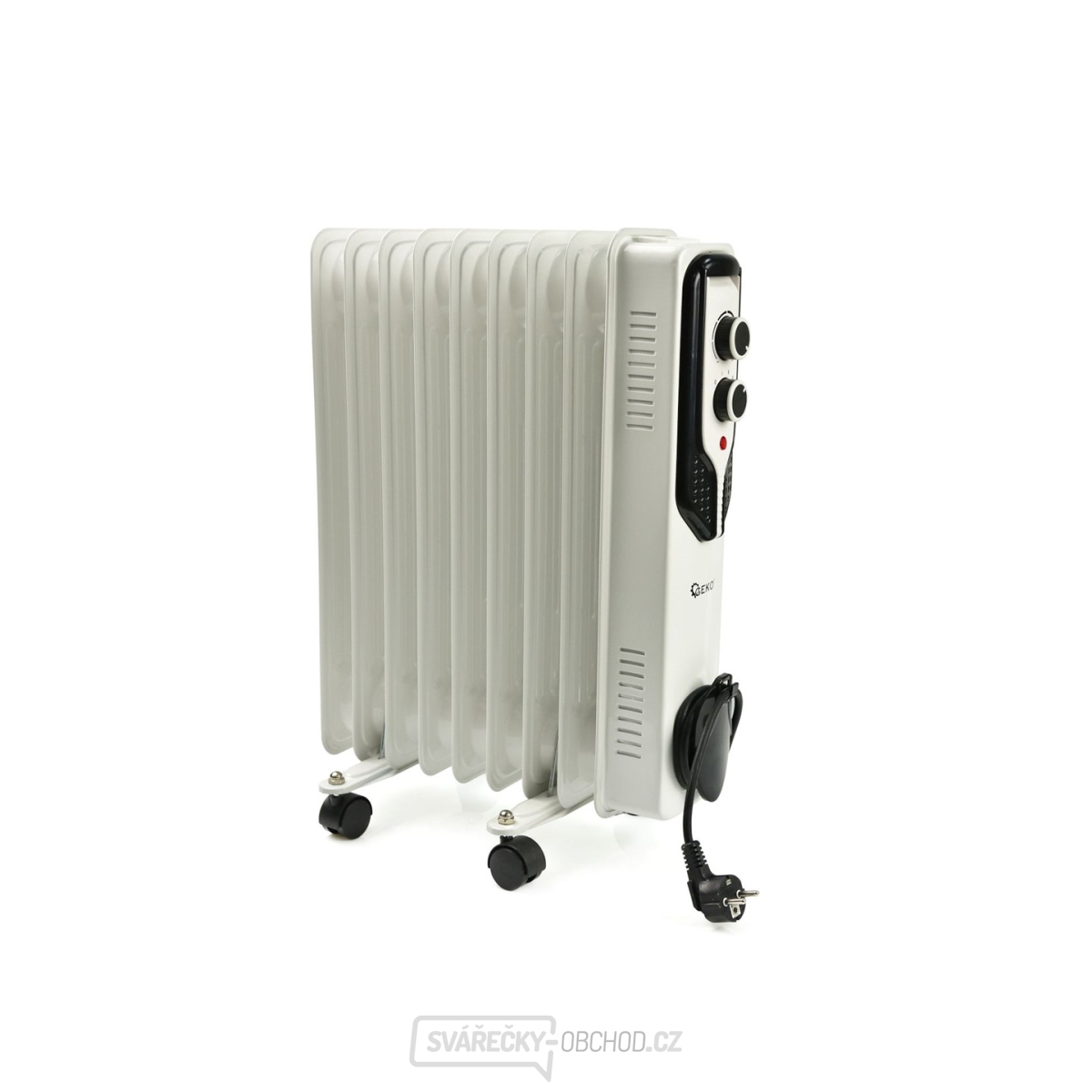 Olejový ohřívač s regulací a 7 žebrovým termostatem 1500W GEKO
