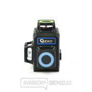 Laserová vodováha křížový laser měřidlo 3D 360° GEKO náhled