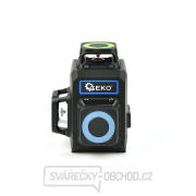 Laserová vodováha křížový laser měřidlo 3D 360° GEKO náhled