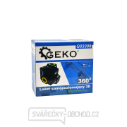 Laserová vodováha křížový laser měřidlo 3D 360° GEKO náhled