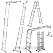 Víceúčelový kloubový žebřík 4,7m GEKO náhled
