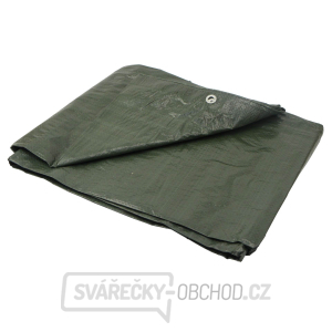 Plachta PP/PE nepromokavá silná, zelená, 12x15m GEKO Plachta PP/PE nepromokavá silná, zelená, 12x15m GEKO gallery main image