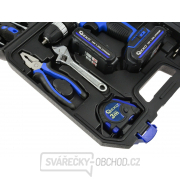 Akumulátorový šroubovák 18 V + nářadí, 46 ks GEKO náhled