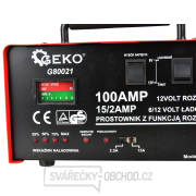 Nabíječka autobaterií se startem 6/12V, 100A GEKO Nabíječka autobaterií se startem 6/12V, 100A GEKO náhled