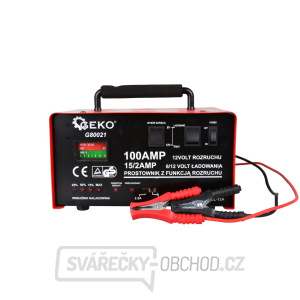 Nabíječka autobaterií se startem 6/12V, 100A GEKO Nabíječka autobaterií se startem 6/12V, 100A GEKO gallery main image