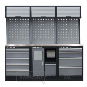 Sestava dílenského nábytku Procarosa PROFI TGCW-51A4 Pracovní deska:: nerezová Sestava dílenského nábytku Procarosa PROFI TGCW-51A4 Pracovní deska:: nerezová gallery main image