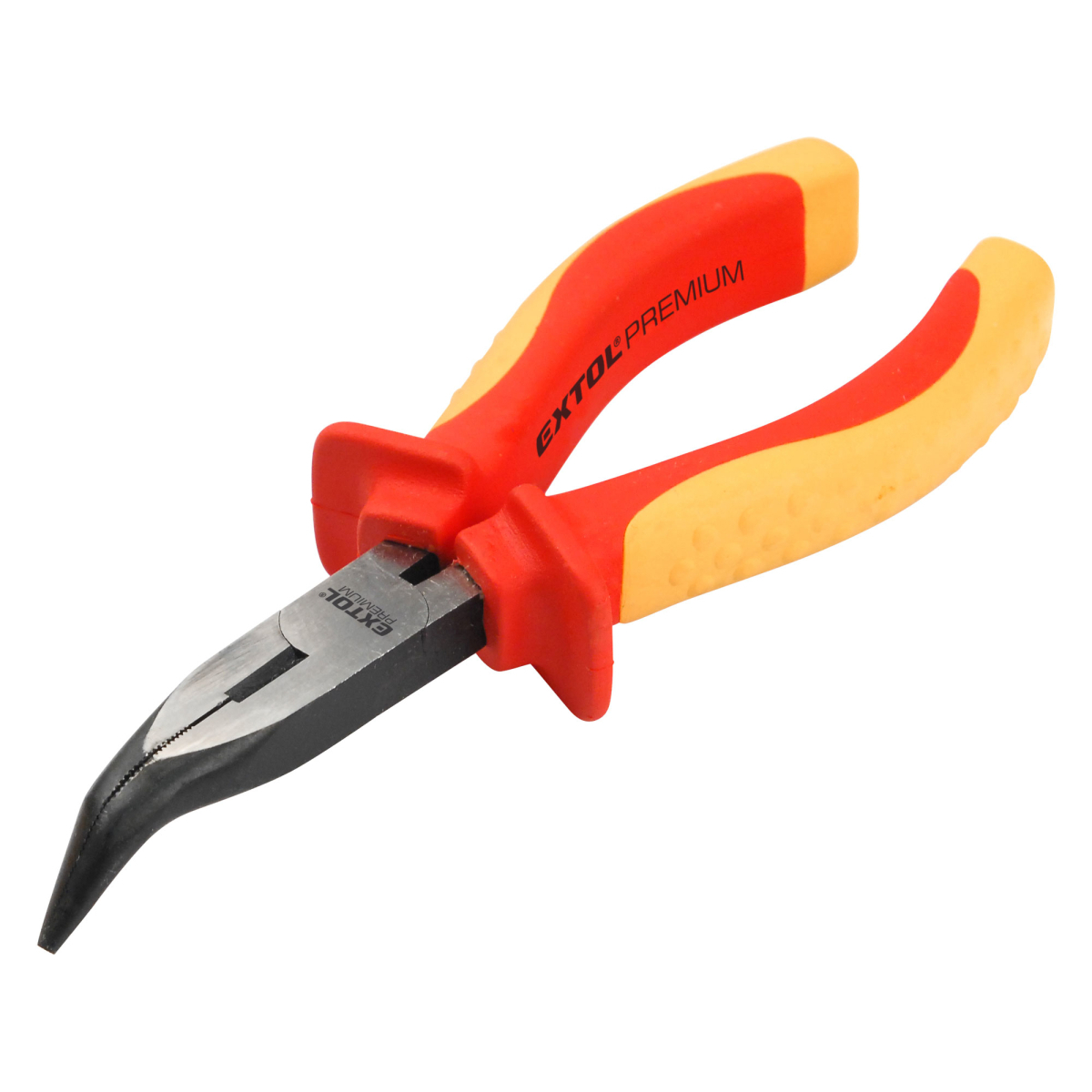 EXTOL PREMIUM Kleště půlkulaté zahnuté, 160mm, 1000V 8813177