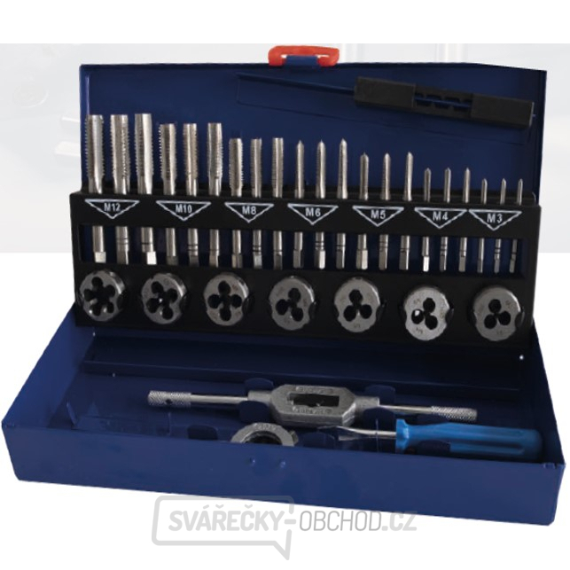 Závitníková sada M3-12, 31 dílů Závitníková sada M3-12, 31 dílů gallery main image