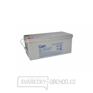 Baterie gelová 12V 200Ah GETI pro soláry Baterie gelová 12V 200Ah GETI pro soláry gallery main image