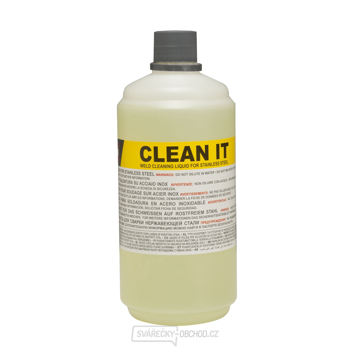 Čistící kapalina pro plošné čištění nerezových svárů Clean IT 1 lt Telwin