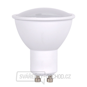 Solight LED žárovka, bodová , 7W, GU10, 4000K, 595lm, bílá