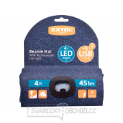 čepice s čelovkou 4x45lm, USB nabíjení, modrá/černá, univerzální velikost čepice s čelovkou 4x45lm, USB nabíjení, modrá/černá, univerzální velikost náhled