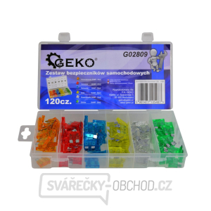 Sada pojistek do auta GEKO, 120ks Sada pojistek do auta GEKO, 120ks gallery main image