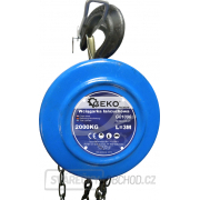 Kladkostroj řetězový 2000kg GEKO gallery main image