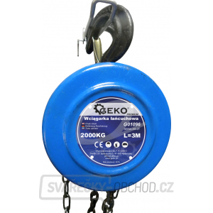 Kladkostroj řetězový 2000kg GEKO gallery main image