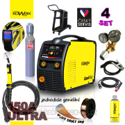 Kowax Genimig 220 LCD + Hořák + Kabely + Red. Ventil + Kukla + Drát + Sprej + Vozík + Láhev Co2 náhled