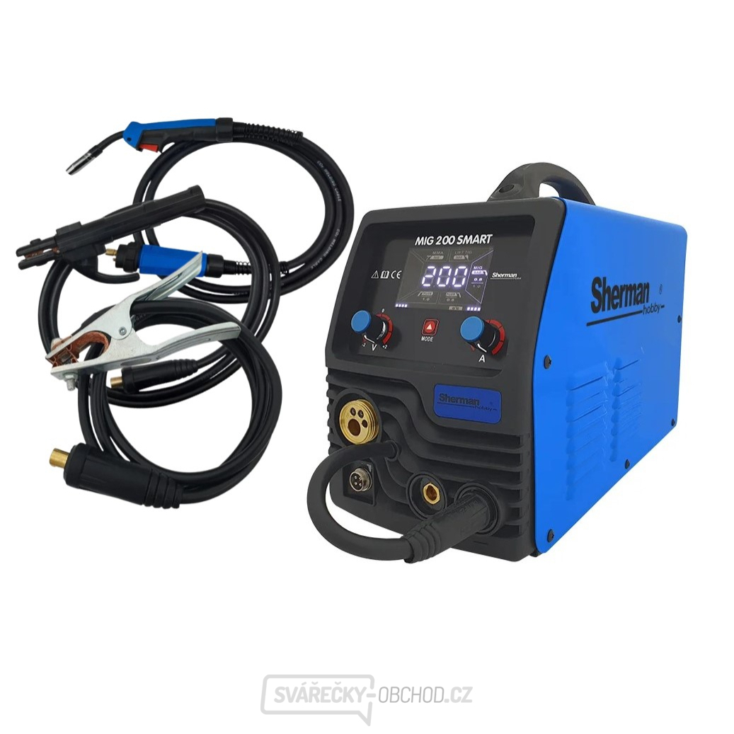 Invertorová svářečka Digimig 200 Smart + Hořák + Kabely Invertorová svářečka Digimig 200 Smart + Hořák + Kabely gallery main image