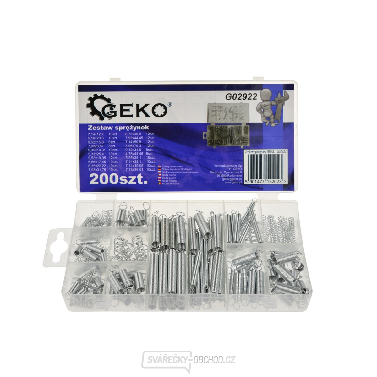 Sada pružin 200 ks GEKO