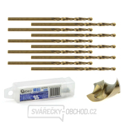 Vrták do kovu GEKO 1mm HSS, balení 10 ks  Vrták do kovu GEKO 1mm HSS, balení 10 ks  gallery main image