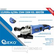 Úhlová bruska 125mm 1200W GEKO Úhlová bruska 125mm 1200W GEKO náhled