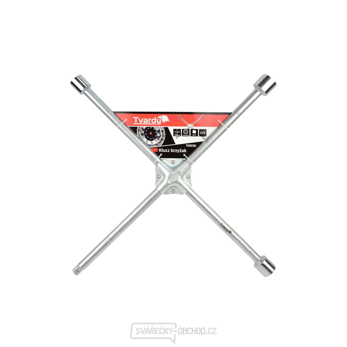 Křížový klíč na kolové matice 3/4" 24, 27, 32mm GEKO