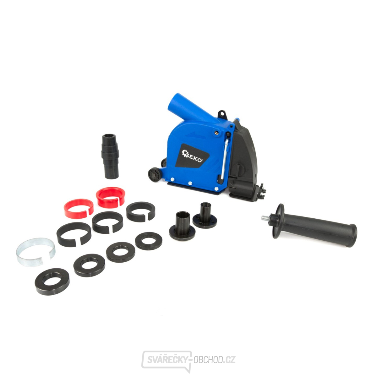 Odsávací kryt na frézování drážek, pro úhlové brusky 115-125mm GEKO