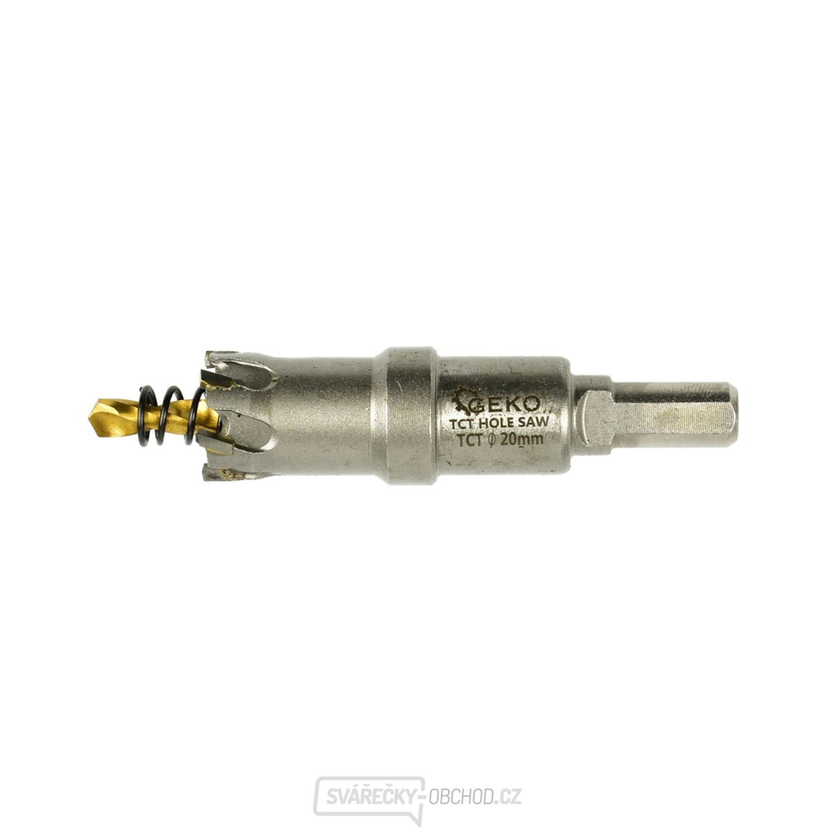 Korunkový vrták do kovu TCT, 20mm GEKO