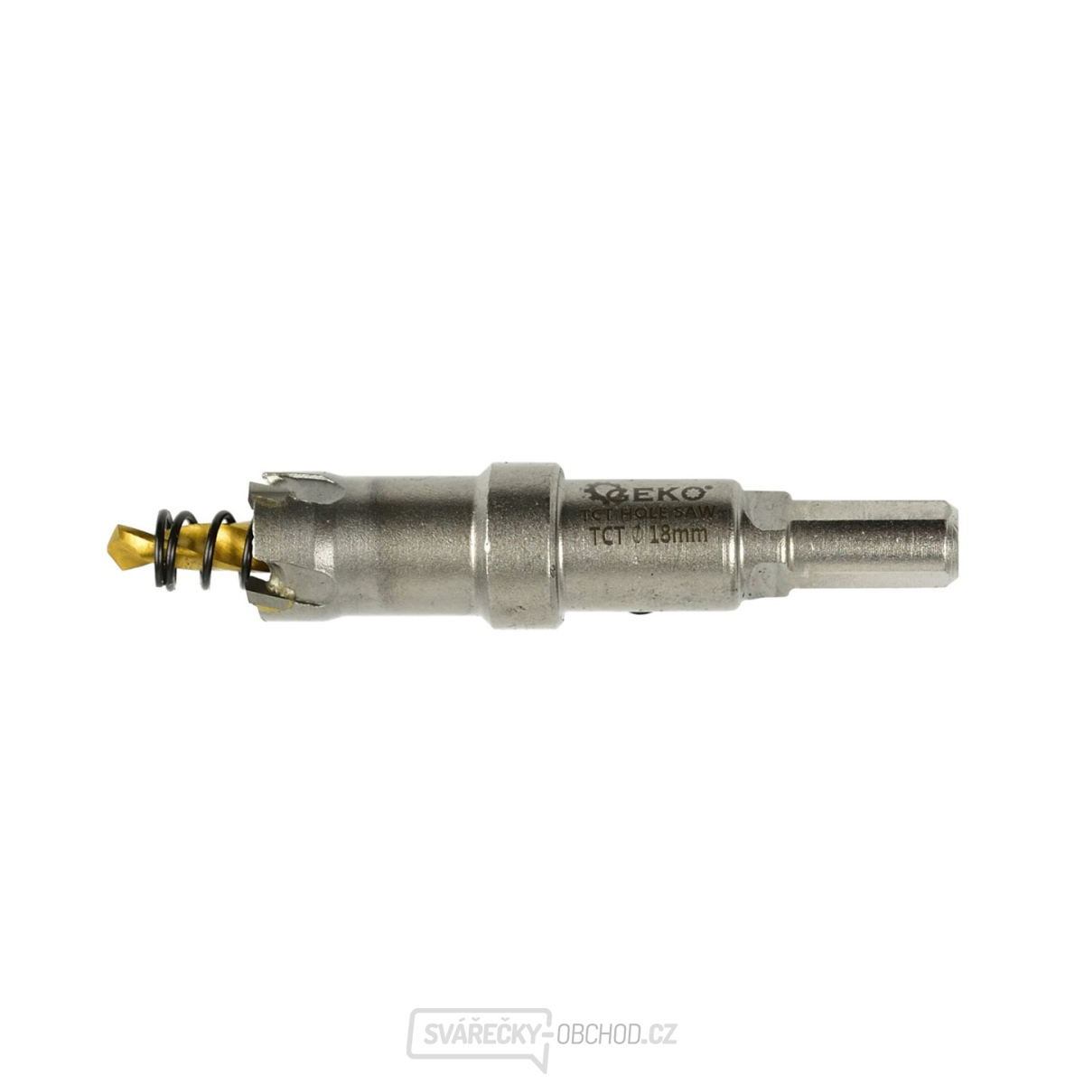 Korunkový vrták do kovu TCT, 18mm GEKO