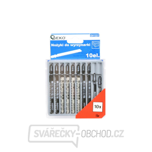Listy do přímočaré pily, 10ks GEKO Listy do přímočaré pily, 10ks GEKO gallery main image