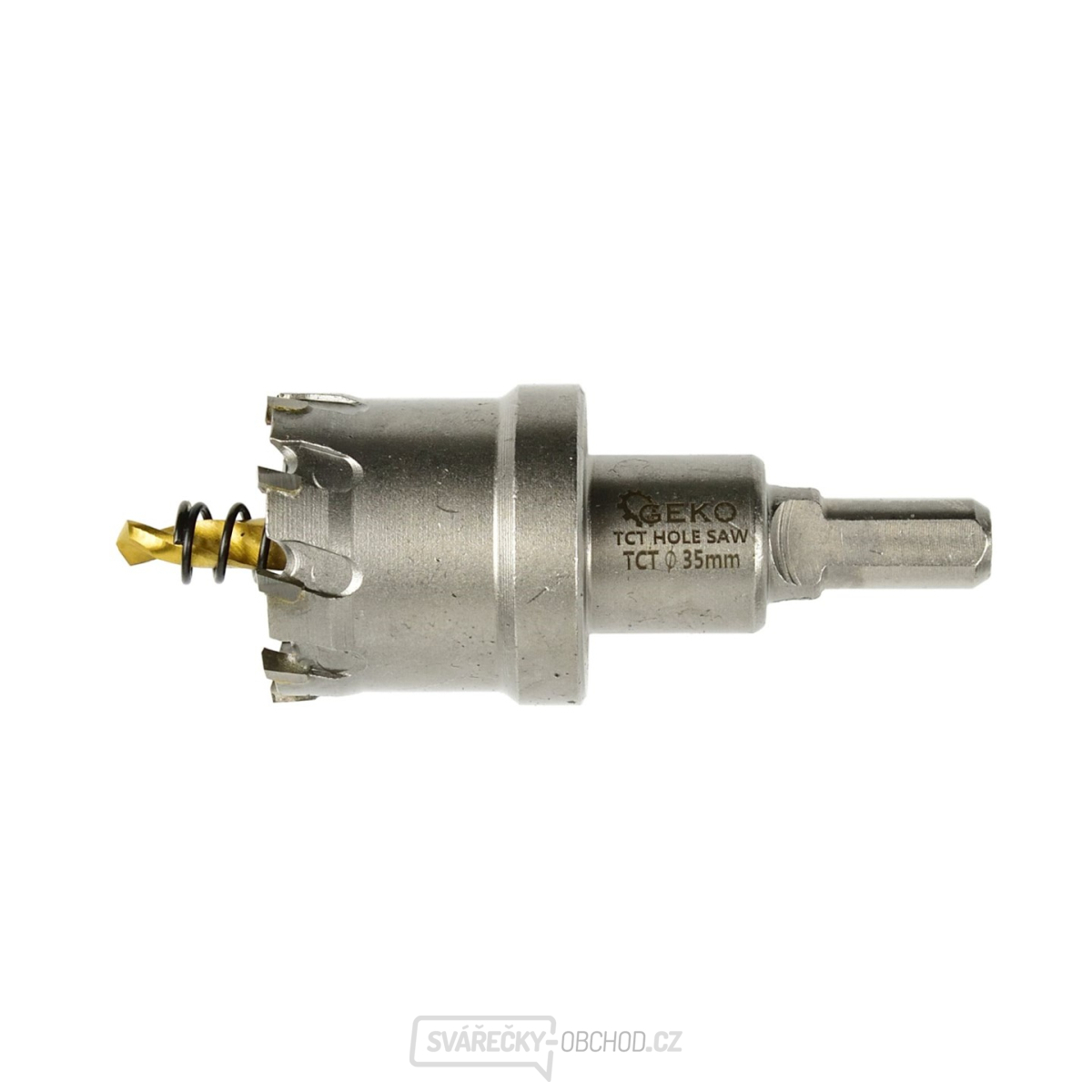 Korunkový vrták do kovu TCT, 35mm GEKO