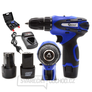 Vrtačka/ šroubovák 18V Li-Ion 2xAKU GEKO Vrtačka/ šroubovák 18V Li-Ion 2xAKU GEKO gallery main image