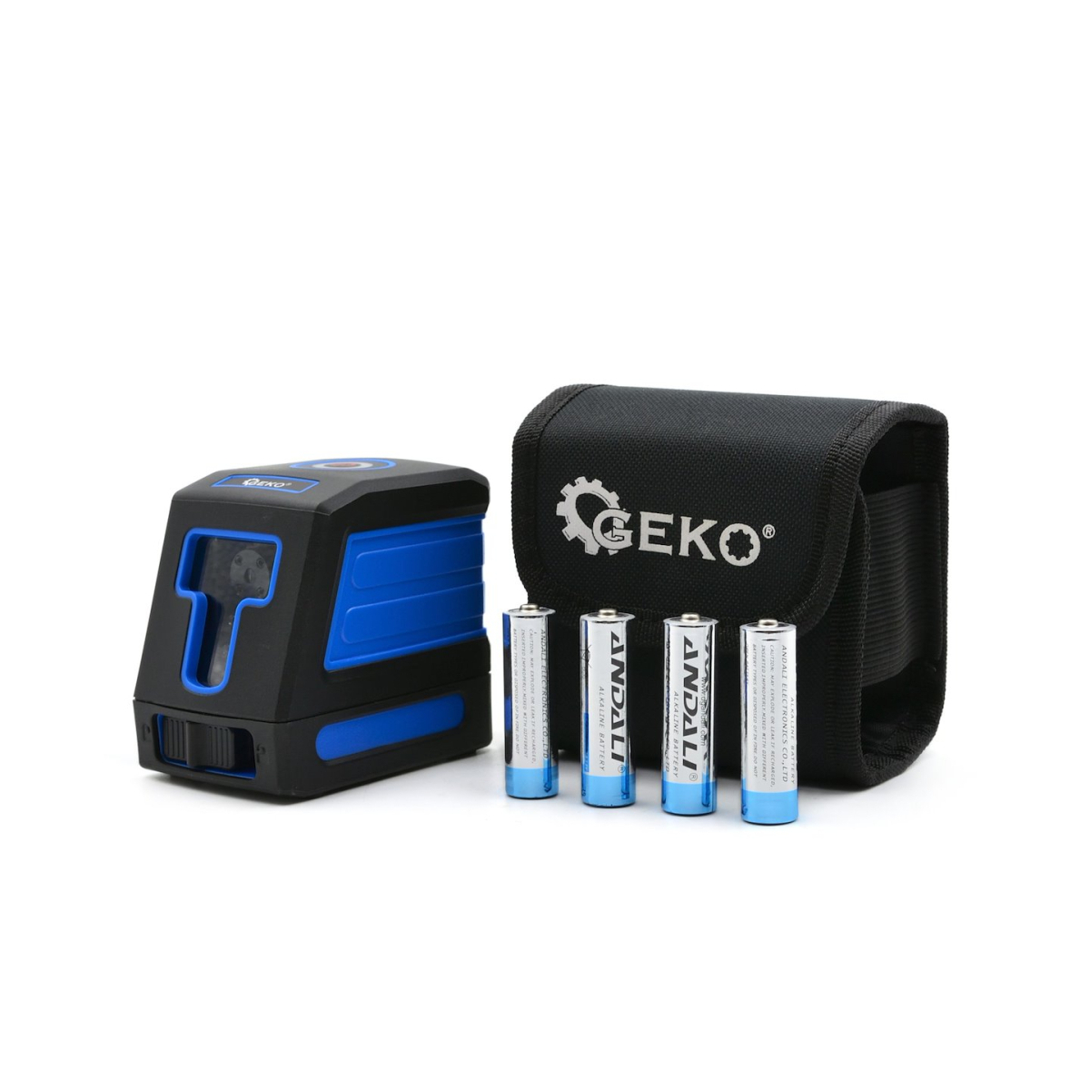 Levně Laser křížový samonivelační, bateriový GEKO G03303