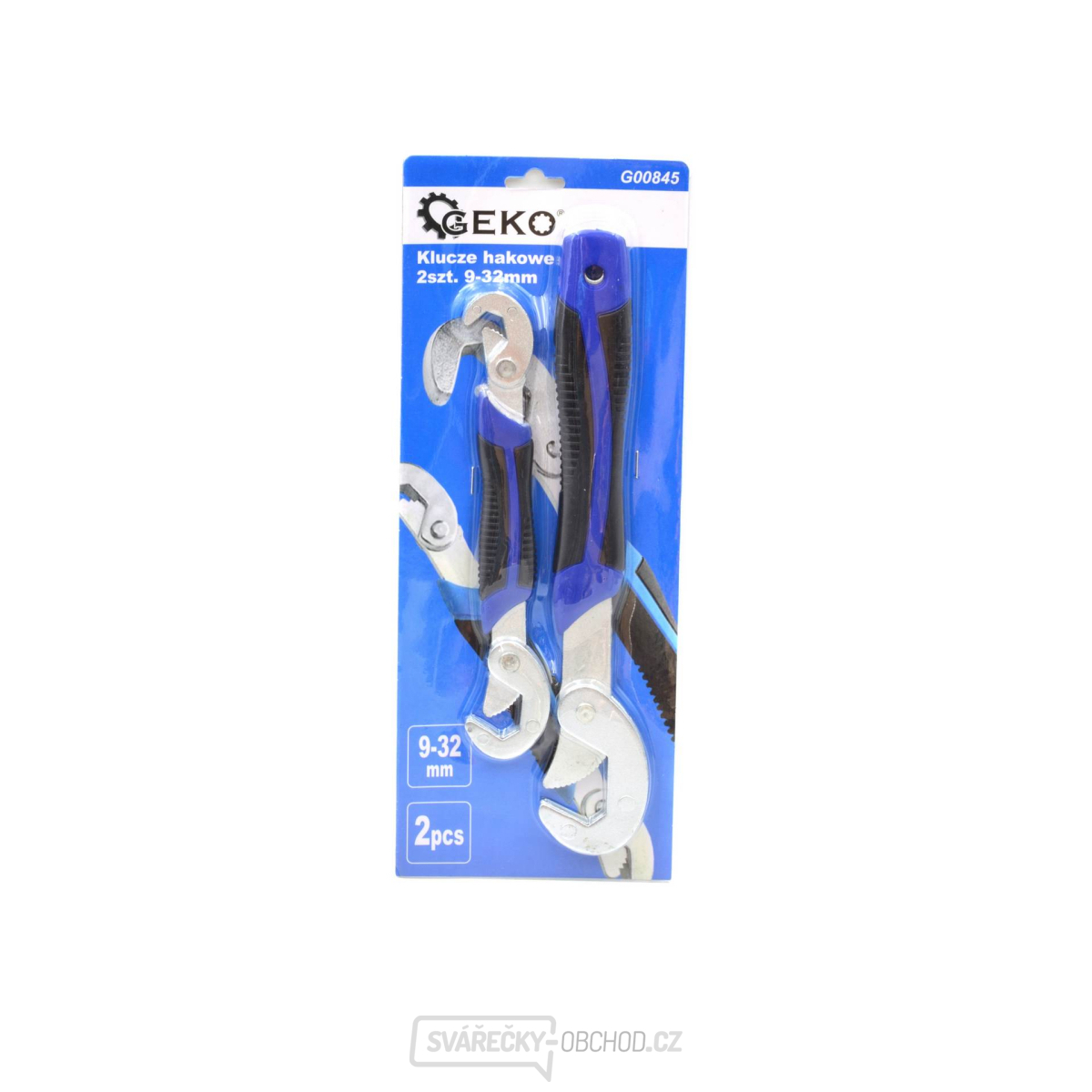Hákové klíče 2ks, 9-32 mm GEKO