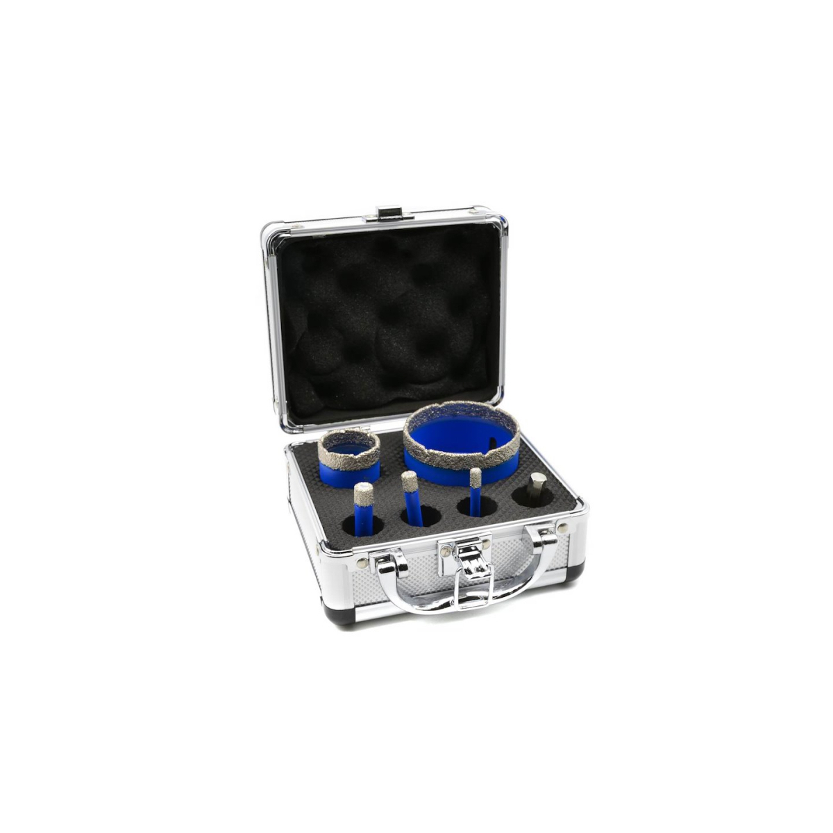 Levně Korunkový vrták diamantový, sada 6ks, 6-68mm GEKO G65100