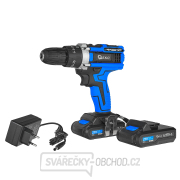 Vrtačka/ šroubovák s funkcí příklepu 21V 2x 2ah baterie GEKO Náhled