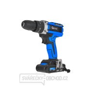 Vrtačka/ šroubovák s funkcí příklepu 21V 2x 2ah baterie GEKO náhled