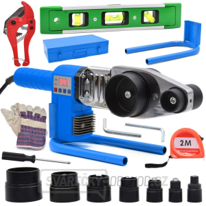 Svářečka na PVC trubky 16-63 mm LCDv GEKO Svářečka na PVC trubky 16-63 mm LCDv GEKO gallery main image