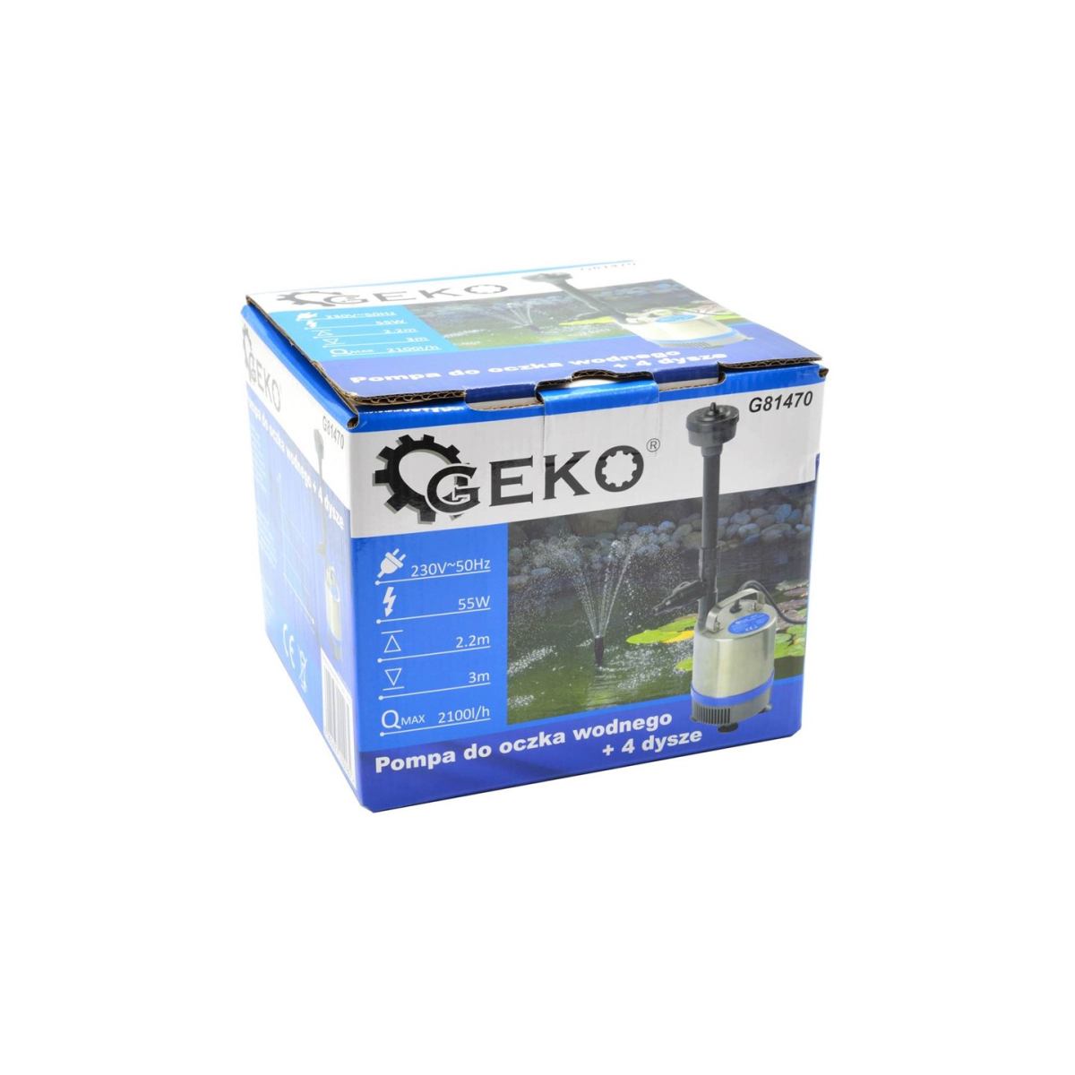Čerpadlo 55W pro zahradní jezírko GEKO Náhled