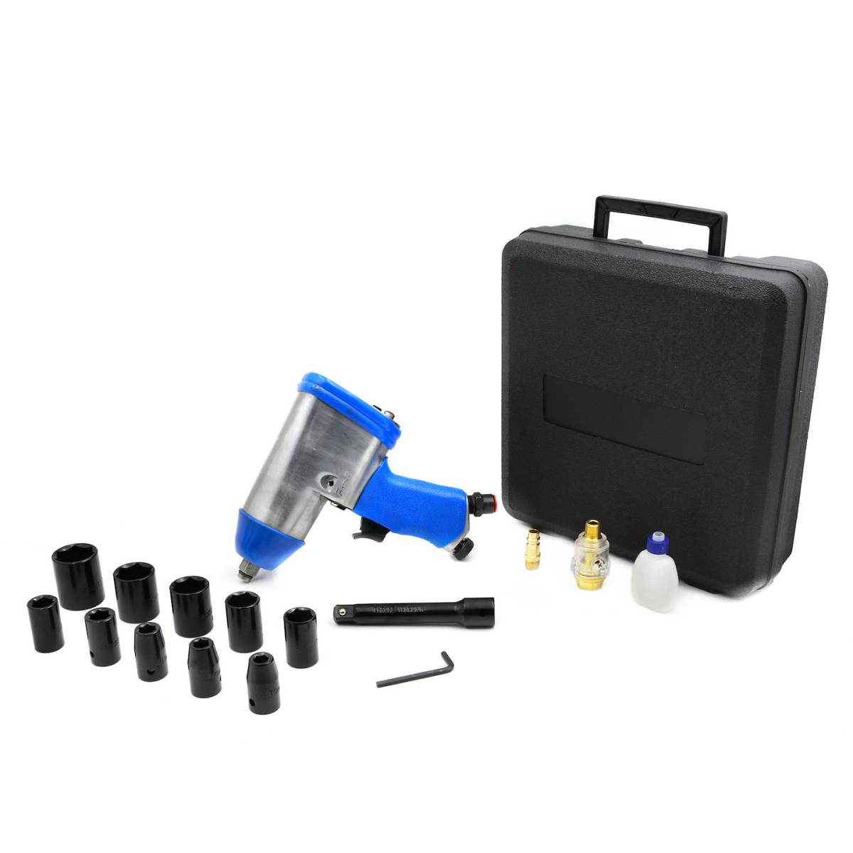 Levně Pneumatický rázový utahovák 1/2", 300Nm s příslušenstvím GEKO G03180