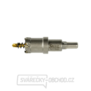 Korunkový vrták do kovu TCT, 25mm GEKO Korunkový vrták do kovu TCT, 25mm GEKO gallery main image