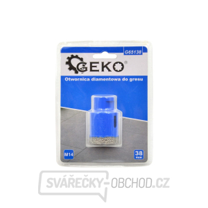 Korunkový vrták diamantový 38 mm GEKO Korunkový vrták diamantový 38 mm GEKO gallery main image