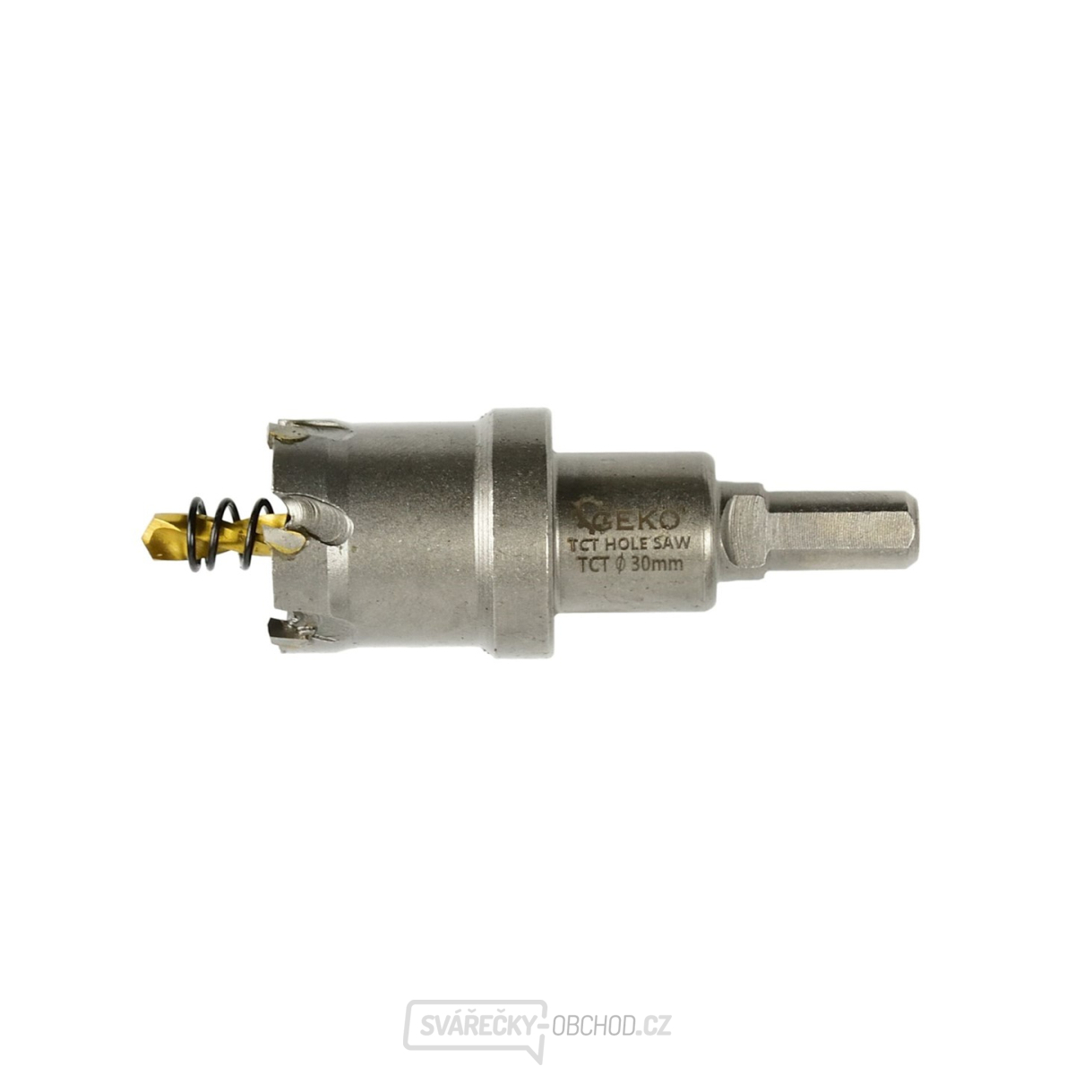 Korunkový vrták do kovu TCT, 30mm GEKO
